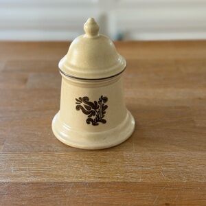 Vintage Pfaltzgraff Village Sugar Bowl with Lid 6-22